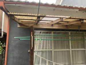 奈良県五條市野原一戸建て雨漏り補修工事